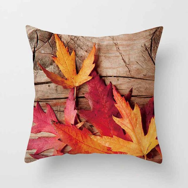 Vintage Flower Tropical Leaves Cushion Cover Axcestories