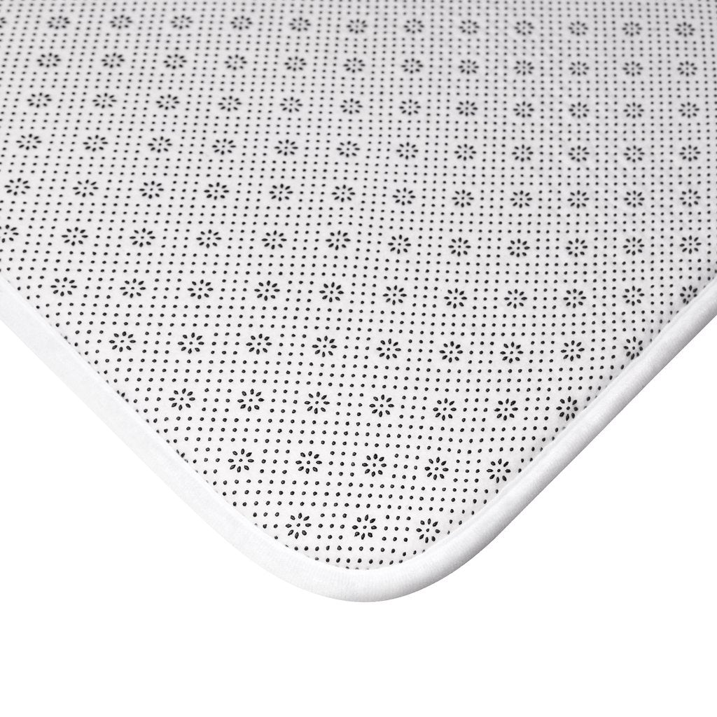 Funny Dog Looking Up Bath Mat Axcestories