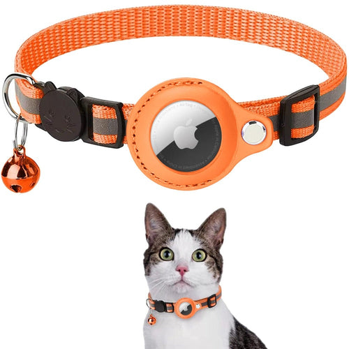 Reflective Airtag Case Collar for Cats and Dogs Axcestories