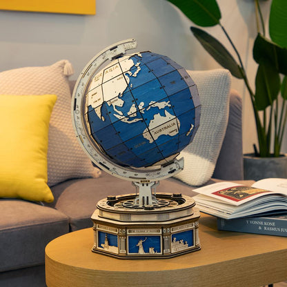 3D Globe Wooden Puzzle Axcestories