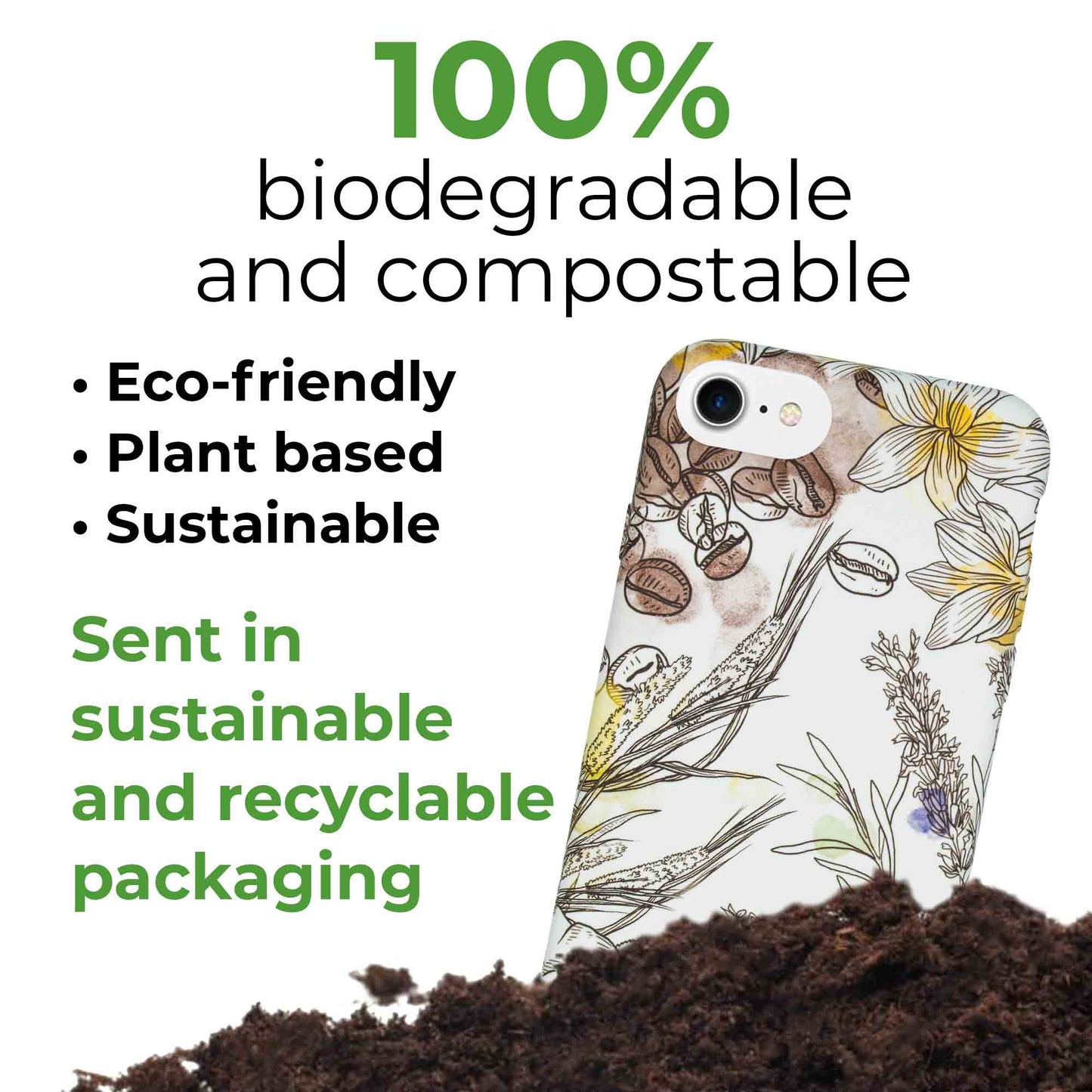 MMORE Watercolor Design - Biodegradable Phone Case Axcestories
