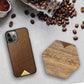 PERSONALIZED Wooden Coasters - American Walnut / Set of 4 Coasters Axcestories