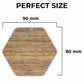 PERSONALIZED Wooden Coasters - American Walnut / Set of 4 Coasters Axcestories